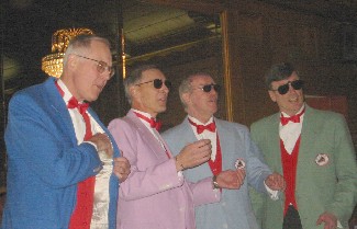 Can they even see in those ridiculous sunglasses?